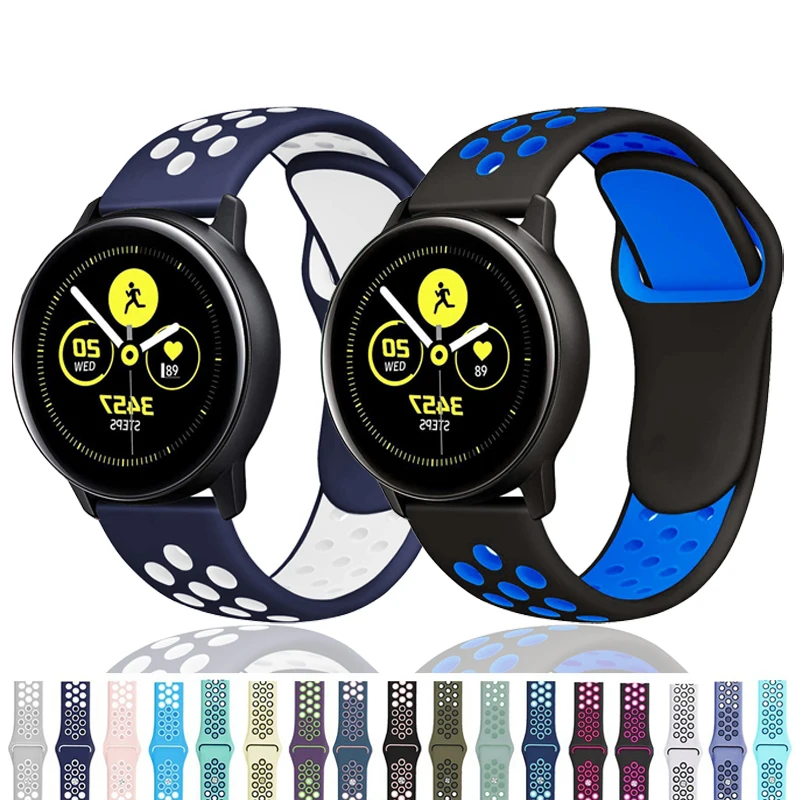 20mm 22mm watch strap For Samsung Galaxy Watch 46mm 42mm Sports active 2 44mm gear S3 Frontier/huawei watch gt 2e/2/amazfit bip