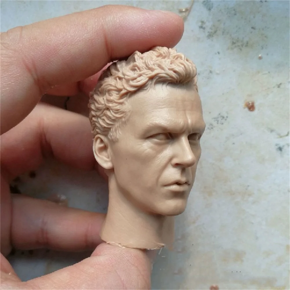 

Head Carving Michael Keaton Male Head Sculpt PVC Male Soldier Unpaint Fit 12'' Action Figure Body Game TOys Collection