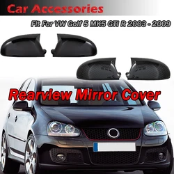 Espelho Retrovisor Capa, Espelho de Asa Caps, Horn Acessórios, Fit para VW Golf MK5, GTI 2003-2009, Jetta 5, Passat B6, B5.5, Rhyming