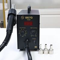 YAOGONG 857D lead free adjustable hot air heat gun with Helical Wind 600W SMD rework station, high quality