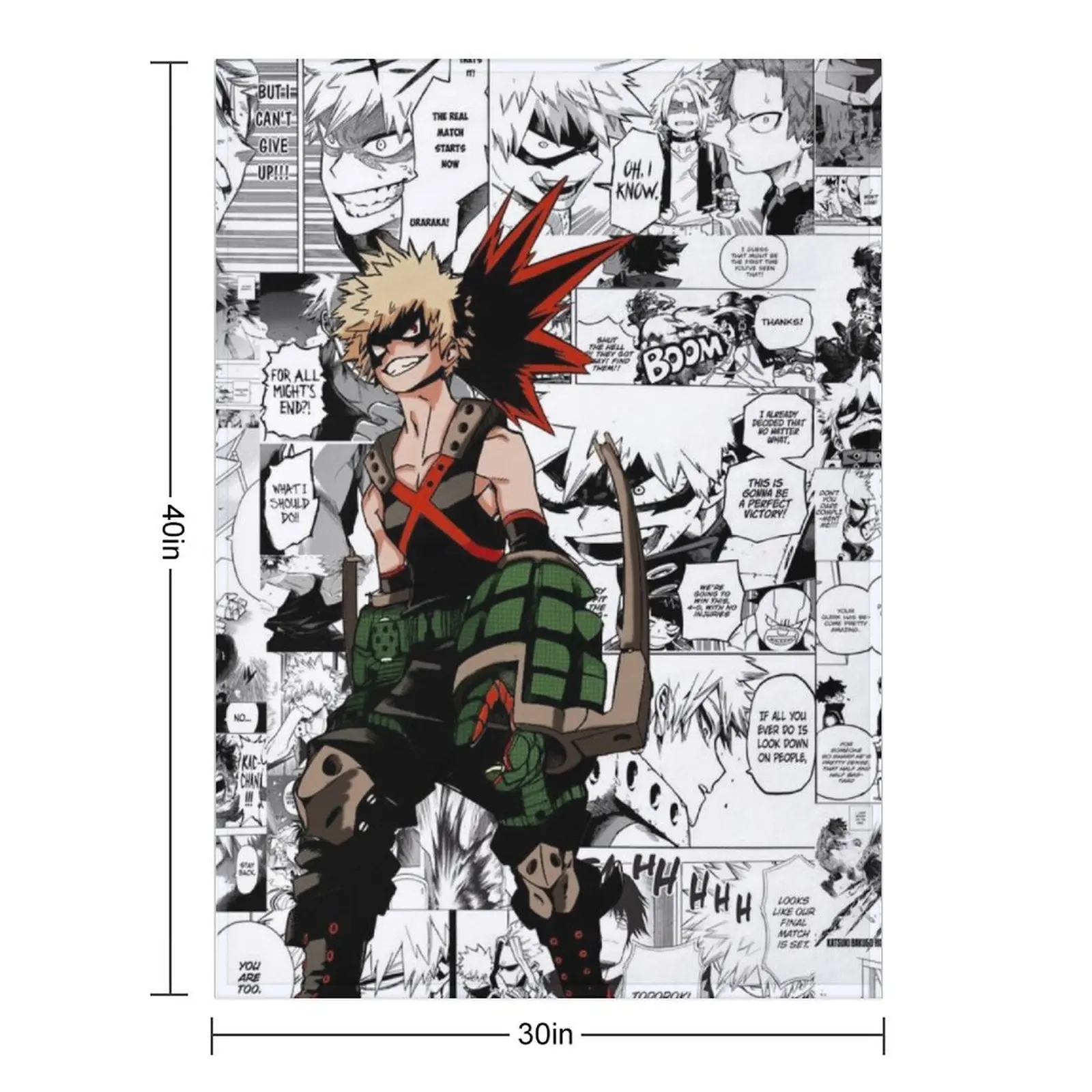 Bakugou Manga Collage Throw Blanket Blankets For Bed Plaid on the sofa Winter beds Comforter Blankets