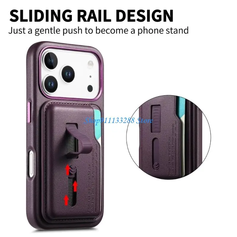 G88D Phone Case Build In Card Slot Thin Protective Cover Shockproof Phone Covers Suitable for Phone 17 Series