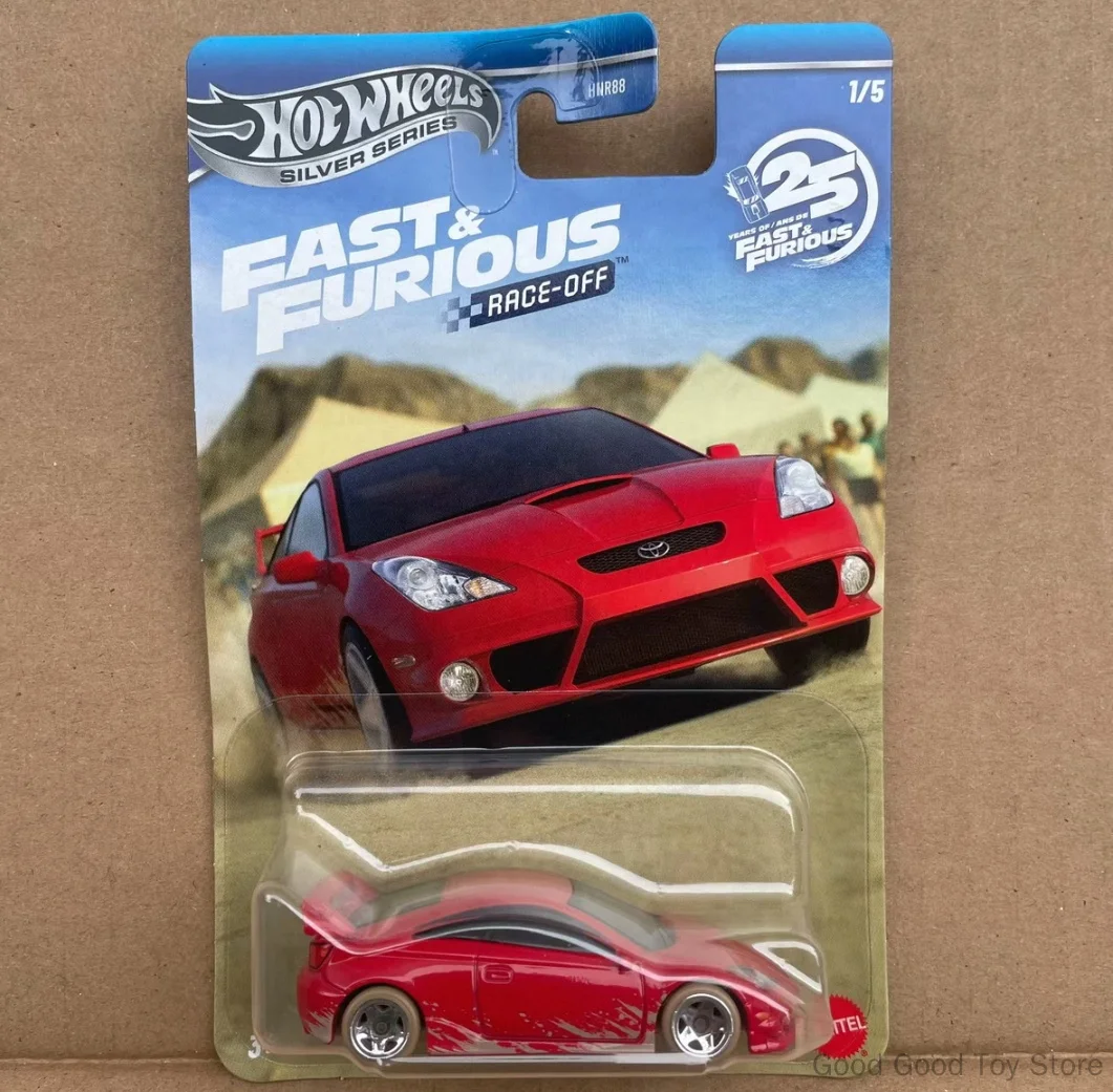 In Stock Hot Wheels HNR88-P Fast & Furious Series Toyota Celica Mazda RX-7 Volkswagen Jetta Honda Civic 1:64 Diecast Car Toys
