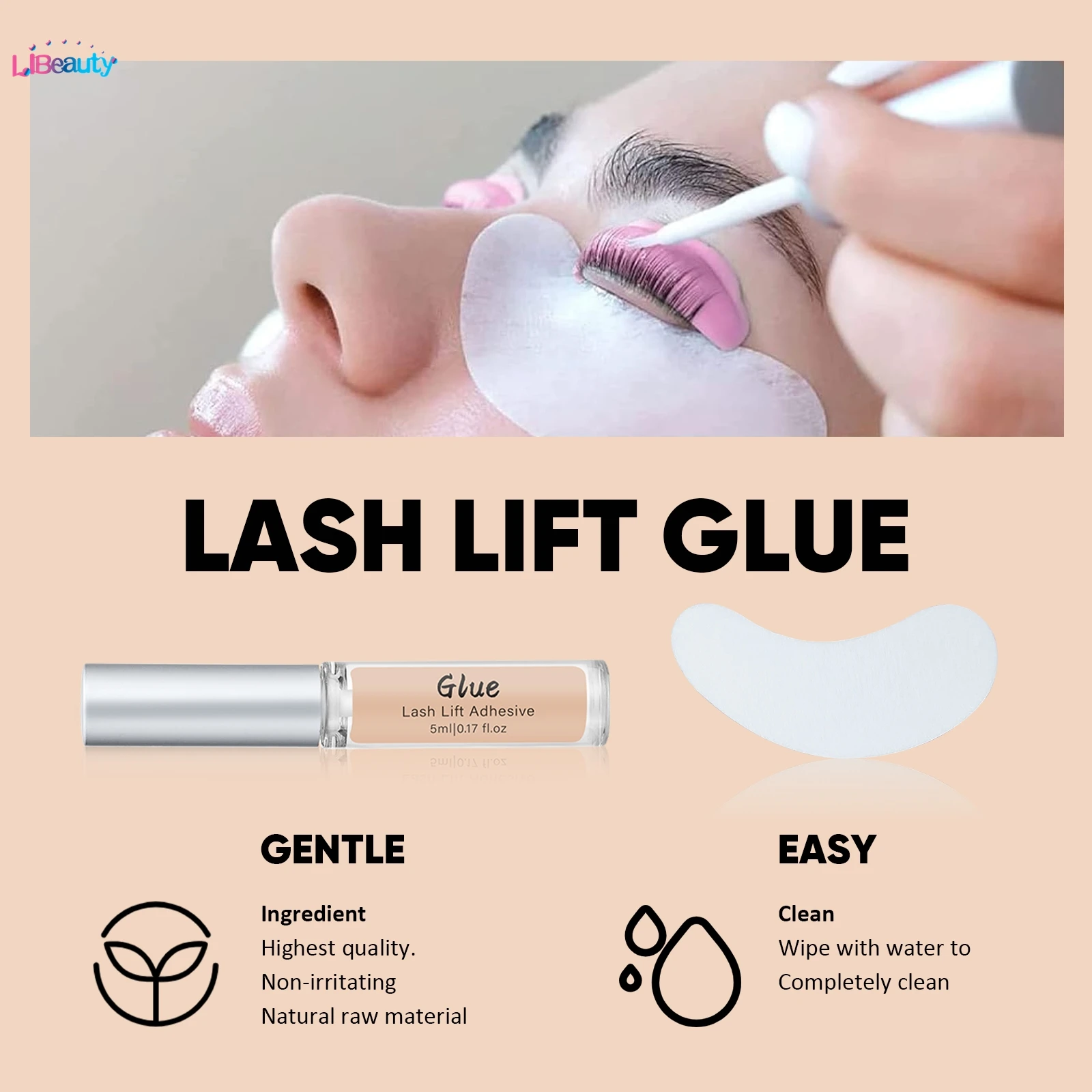 Libeauty Lash Lift en Brow Tint Kit Lifting Wimpers Brow Lamineren Lash Lifting Set Oog 6-weken make-up tool Kan uw logo doen