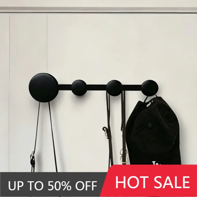 Wall-mounted Coat Rack Iron Clothes Organizer Racks Living Room Clothing Organizer Hook Entrance Hall Creativity Coat Rack