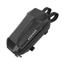 2 Pcs Electric Scooter Front Bag Waterproof EVA Hard Shell Bags Reflective Handlebar Hanging Bag Storage Bag (2L,3L)