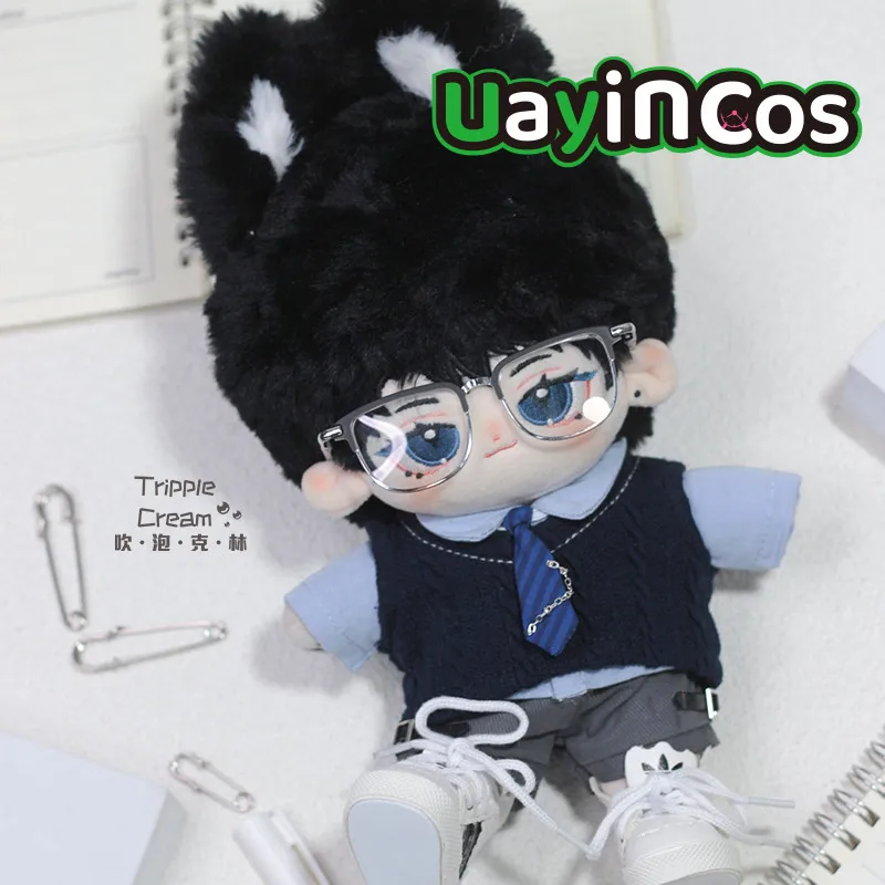 

В наличии 20 см Кукольная одежда Синяя рубашка с галстуком Брюки Пальто Одежда Костюм Мягкие плюшевые аксессуары для кукол Аниме Игрушки Детские подарки Зал