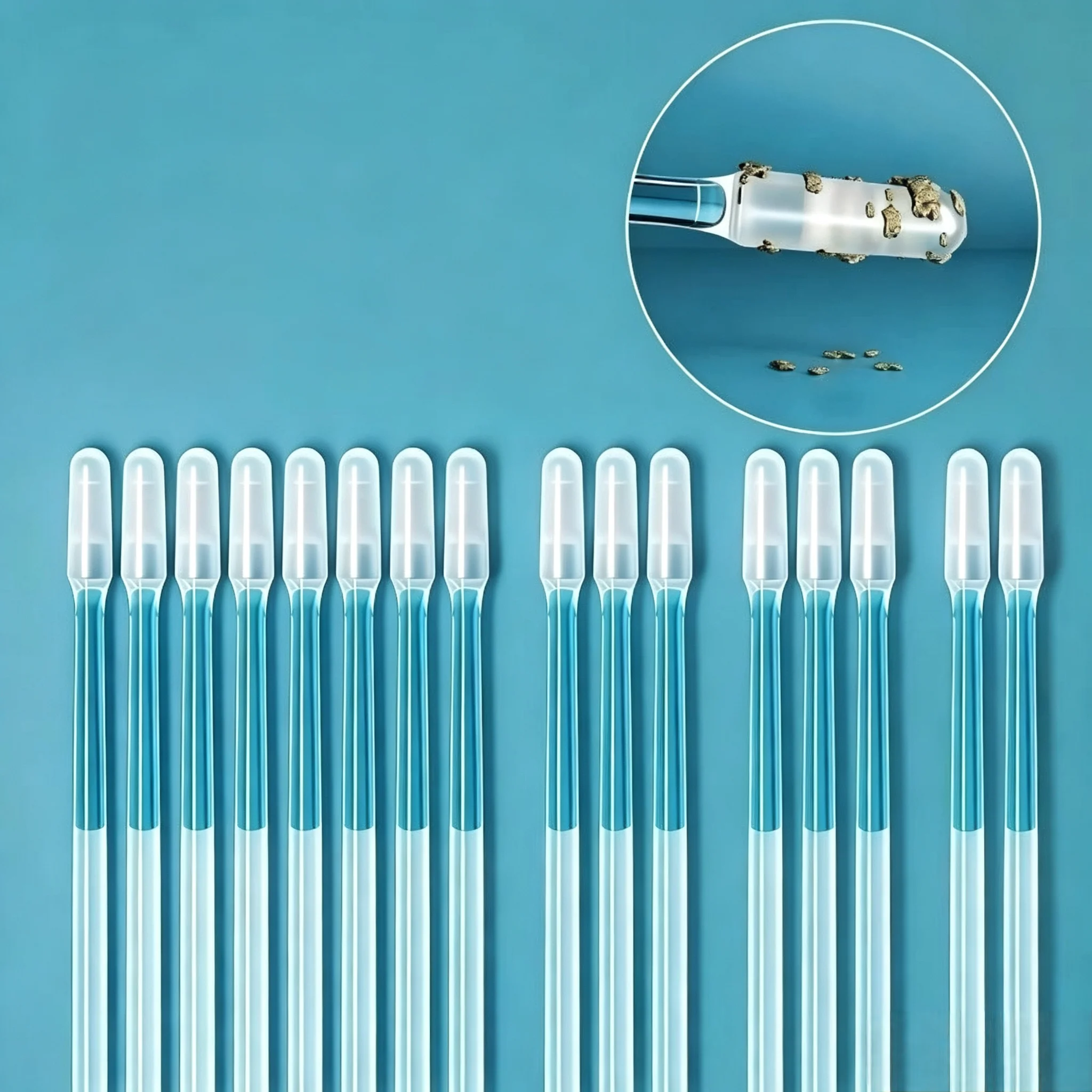 24Pcs Disposable Silicone EarWax Remover Sticky Ear Pick For Kids Older Adults S/L Ear Cleaner Reusable Adhesive Earpick