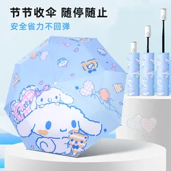 Miniso Disney New Cartoon Children's Fully Automatic Foldable Sunshade Resistant Umbrella Multifunctional Umbrella For Girls