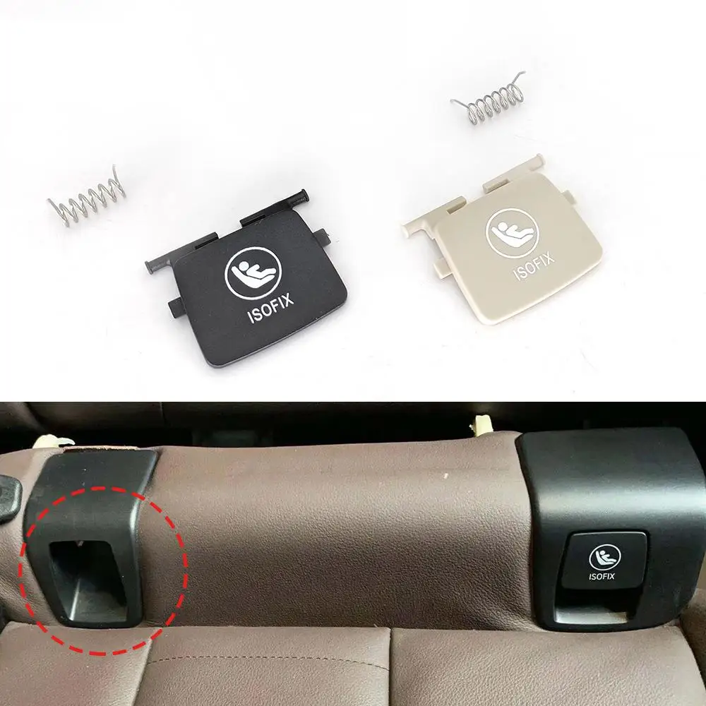 For BMW G01 Car Rear Child Seat Anchor ISOFix Cover Flap 52207474100 Auto Replacement Parts For BMW X3 X4 G02 Car Seat Covers