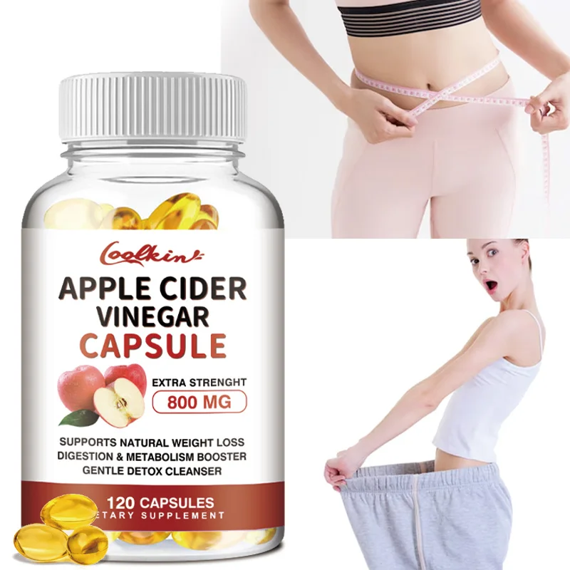 

Apple Cider Vinegar Capsules - Healthy Weight Management, Promote Metabolism, Suppress Appetite, and Improve Immunity