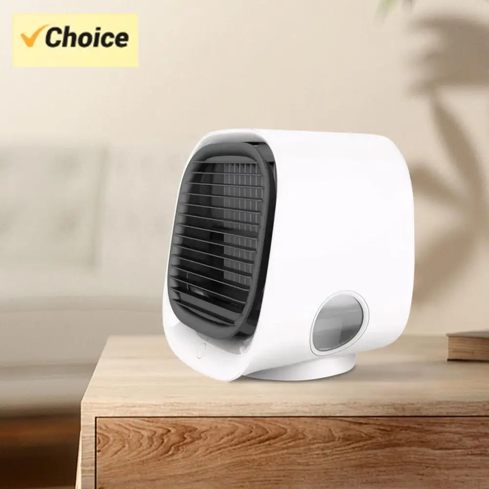 Air Cooler with Water Cooling Portable Cooling Fan 3 Speeds Desktop Fan for Home Office Bedroom