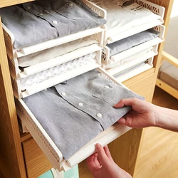 T-Shirt Ordner Board Kleider schrank Stoff stapelbar Organizer einfach Tablett falten Kunststoff Lager regal Home Storage Tool Teiler Halter