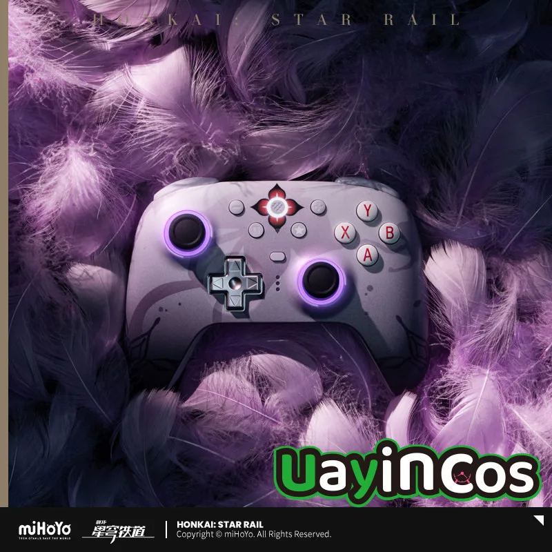 

Original Honkai Star Rail March 7th Evernight Wireless Gaming Controller Play Game Handle Set Gifts Box Anime Game Toy Kids Cosp