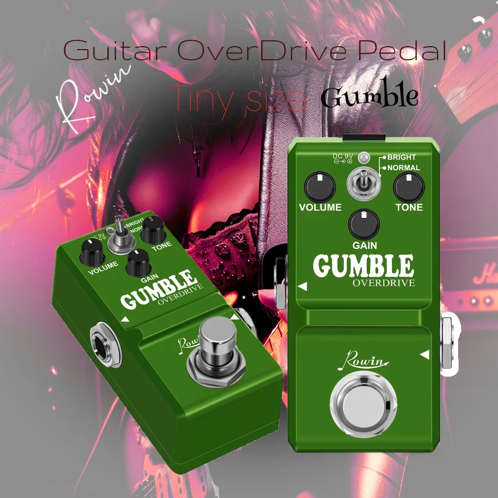 Rowin LN-315 Electric Guitar Pedal OverDrive Gumble Dumble Overload Effects Dumbler Effector Pedals Supply Guitar Accessories ﻿