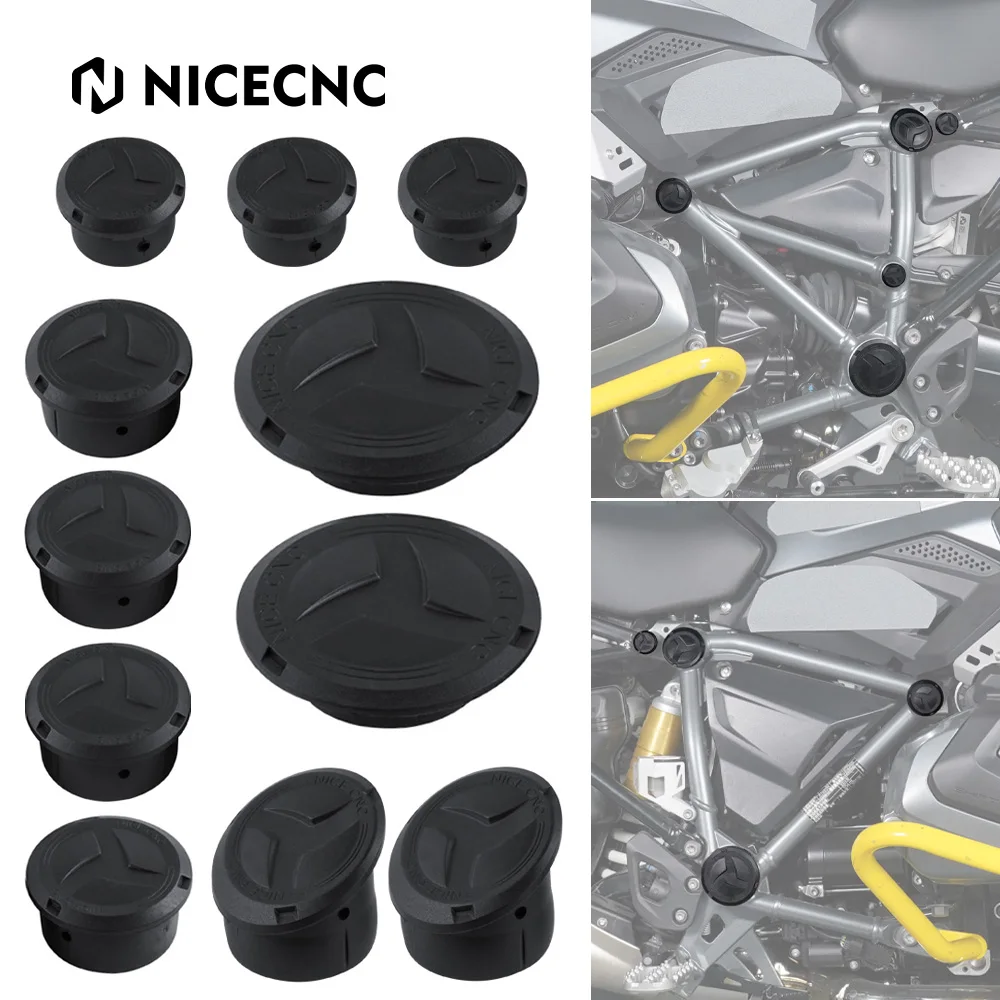Motorcycle Frame Hole Covers Frame Holes Plugs for BMW R1250GS/Adventure R1200GS LC/Adventure R1250GSA R1200GSA R1250 R1200 GS 