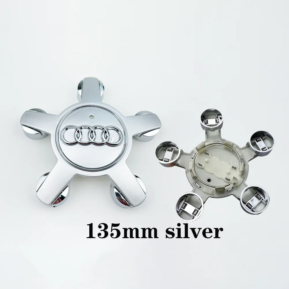 4pcs 135mm Car Wheel Center Cap Hub Covers Badge logo 4F0601165N For Audi A1 A3 A4 A5 A6 A7 Q3 Q5 Q7 TT B5 B6 B7 8P 8V