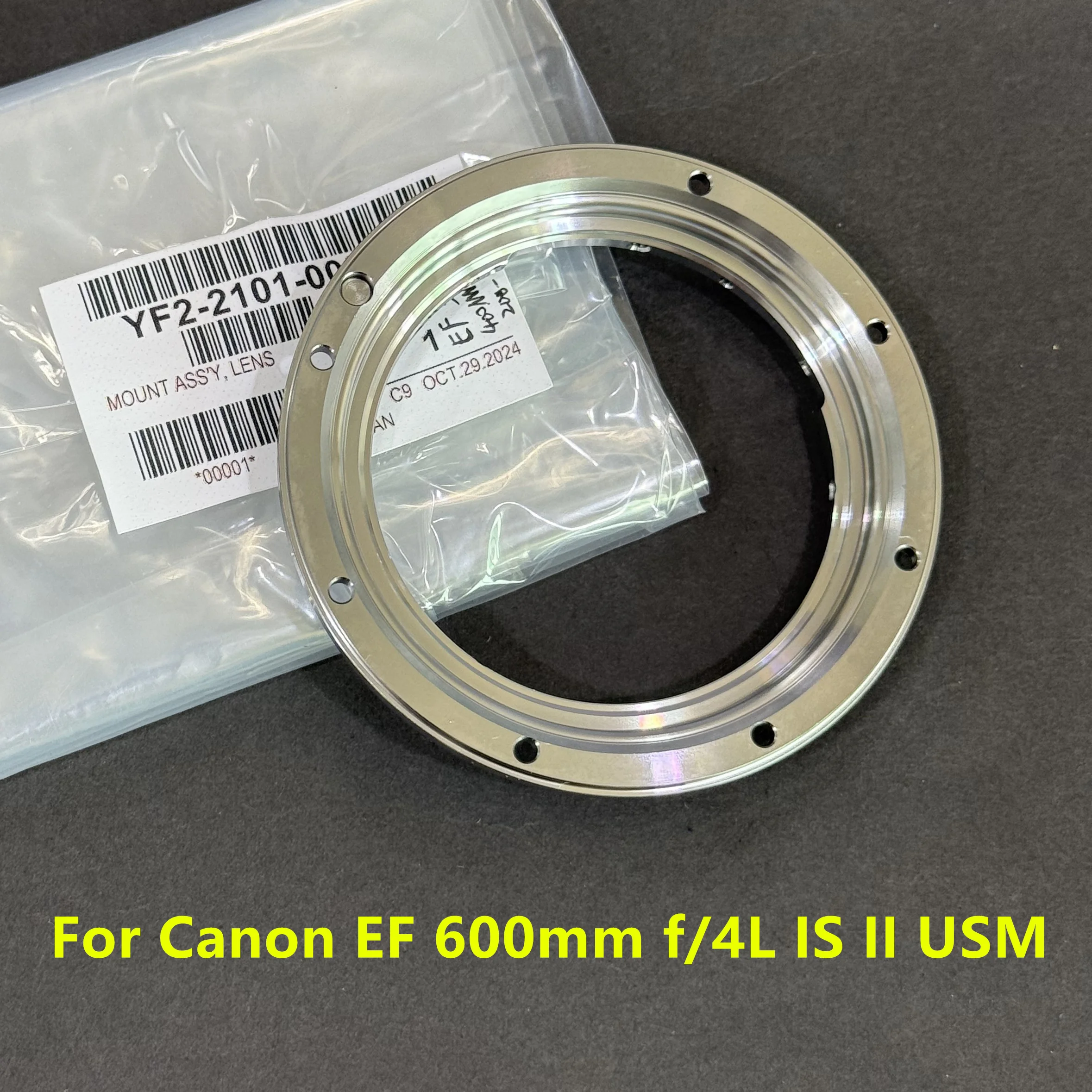 Новые оригинальные детали объектива для Canon EF 600 мм f/4 L IS II USM байонетное кольцо с креплением в сборе YF2-2101