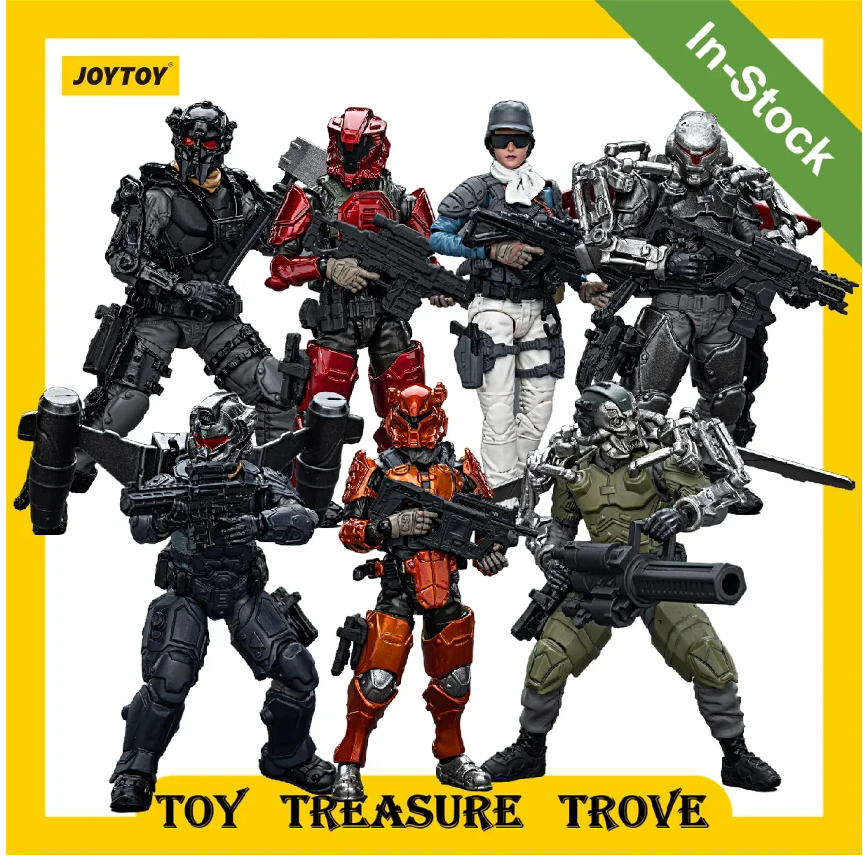 

[In-Stock] JOYTOY 1/18 Action Figures Yearly Army Builder Promotion Pack Figure 25-31 Anime Model Toys Collection