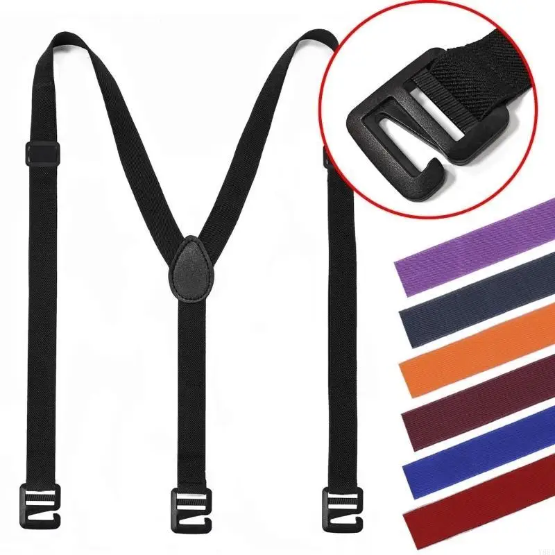 Y88A MEN SUSPENDERS SUSPENDIDOS MENINOS DO MENINOS PORTULADORES SUSPENDERS ELÁSTICA LENTES SUSPENDIDAS
