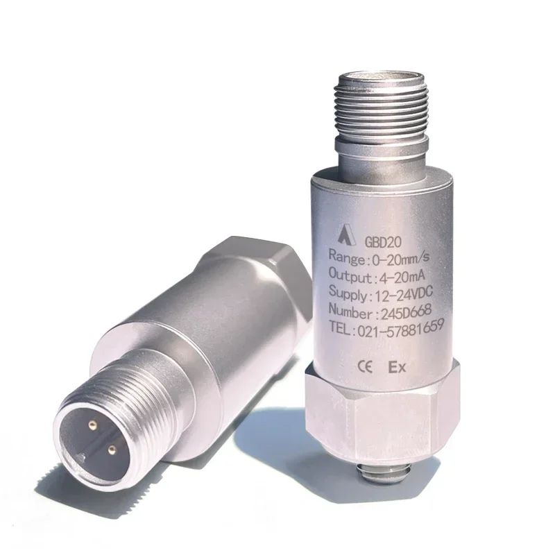 

0-10mm/s Vibration Sensor Supplier Vibration Transmitter 4-20ma Analog Output Industrial Motor Vibration Monitoring Sensor