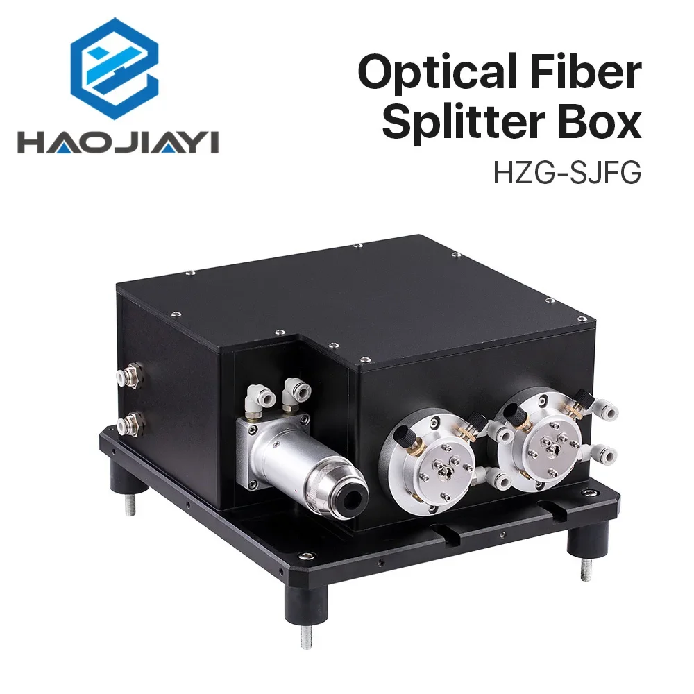 1064nm Laser Fiber Splitter Box HZG-SJFG, QBH To D80 Fiber Coupler Adapter for Raycus IPG MAX Laser Welder