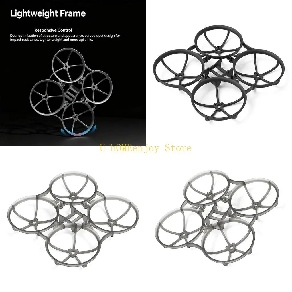B0KF Microed Replacement Frame for 75Pro II, PP 1-Piece Guarded Body with 80MM Wheelbase for Maintenance