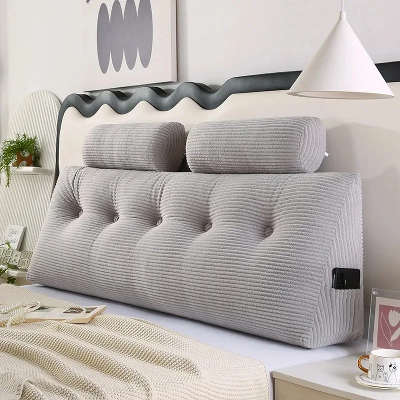 Triangle Sofa Large Backrest Headboard Pillow Cute Pillow Cojines Decorativos Floor Cushion Headrest Cushion