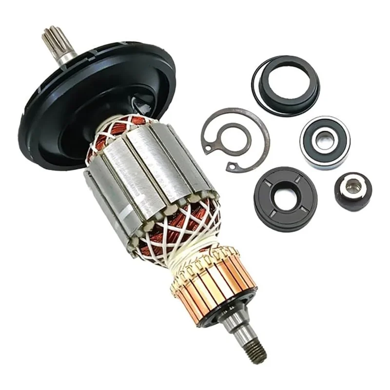ABVI-Replacement Armature For RH540 Armature Rotor 1619P10864 With Accessories For RH540 RH540S RH540M