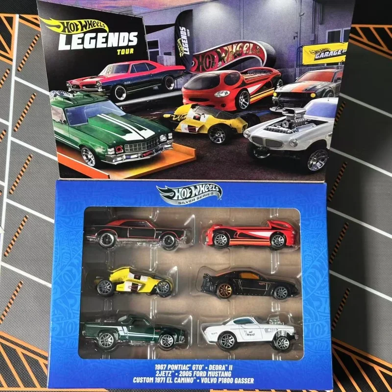 Hotwheels JBY78 79 80 zamac ستة هدية مجموعة صناديق BMW مرسيدس سبيكة نموذج سيارة جمع هدية سطح المكتب عيد الميلاد عيد ميلاد