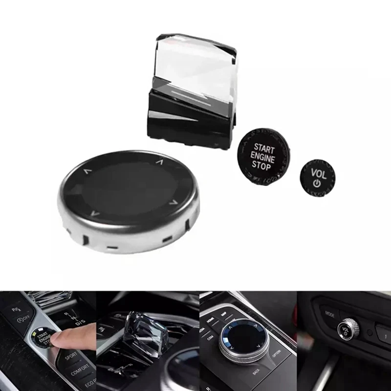 

Ручка переключения передач с кристаллами, 4 штуки, для BMW G20 G12 I3 I01 I7 G70 Ix3 G08 X5 G05 X6 G06 X7 G07 LHD