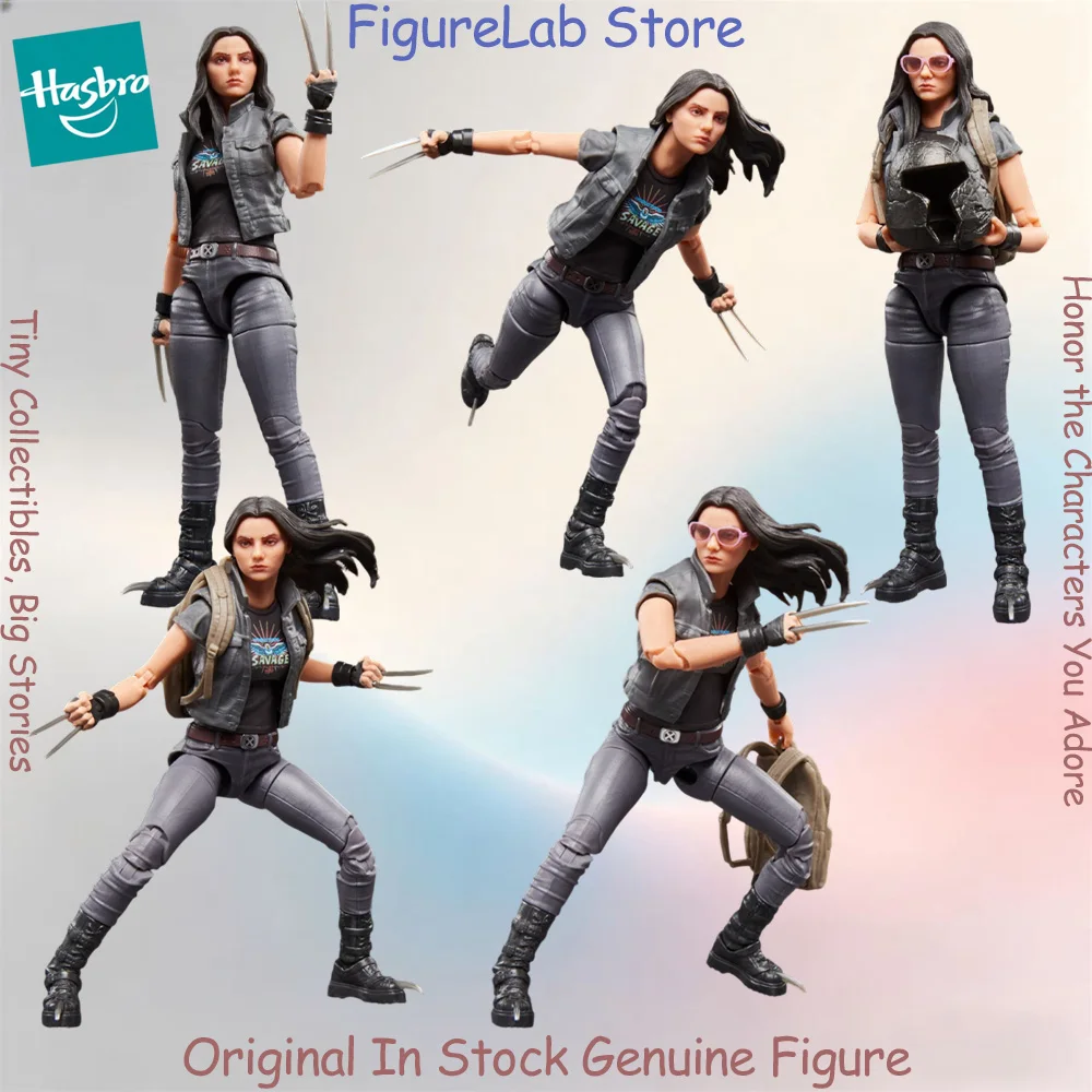 Figura Oficial Original de Hasbro Marvel Legends Wolverine Laura Kinney x-23, Modelo de Acción de Anime Marvel en Caja, Disponible en Stock