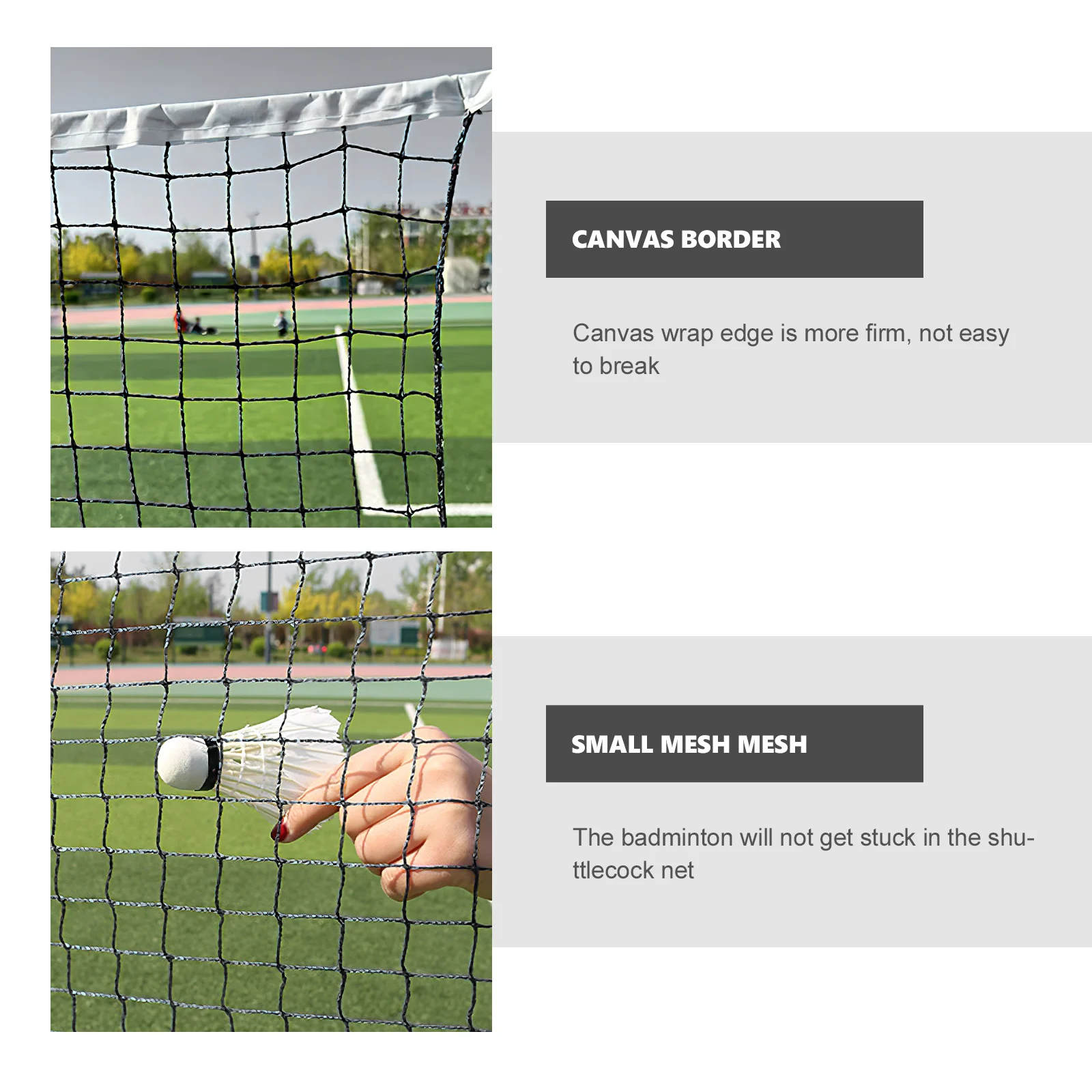 

Badminton Net Standard Outdoor Replacement Foldable Sports Tool Durable Mesh For Garden Backyard Pool Indoor Play Practice