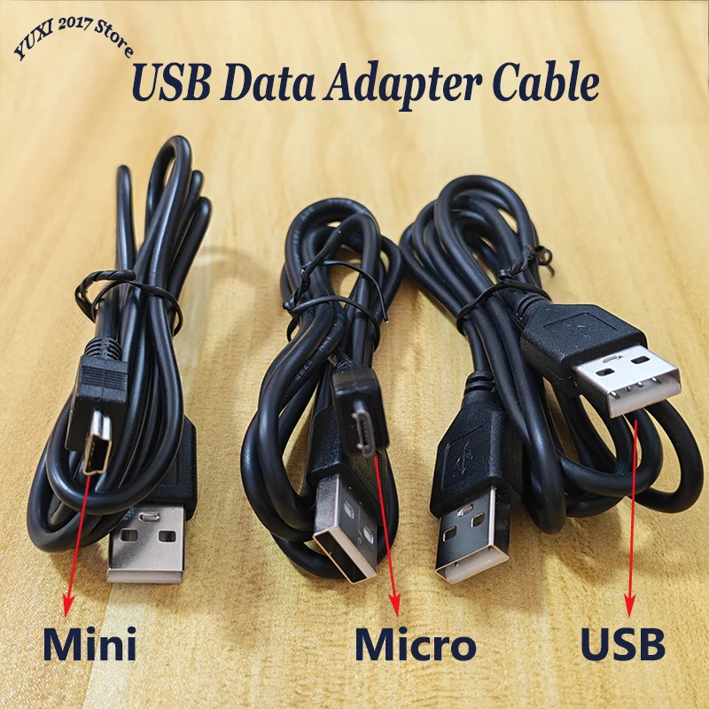 1/2/5PCSUSBToMini/Micro/USBDataCableSuitableForMP3MP4PlayerCarDVRGPSDigitalCameraOld-fashionedMobilePhone