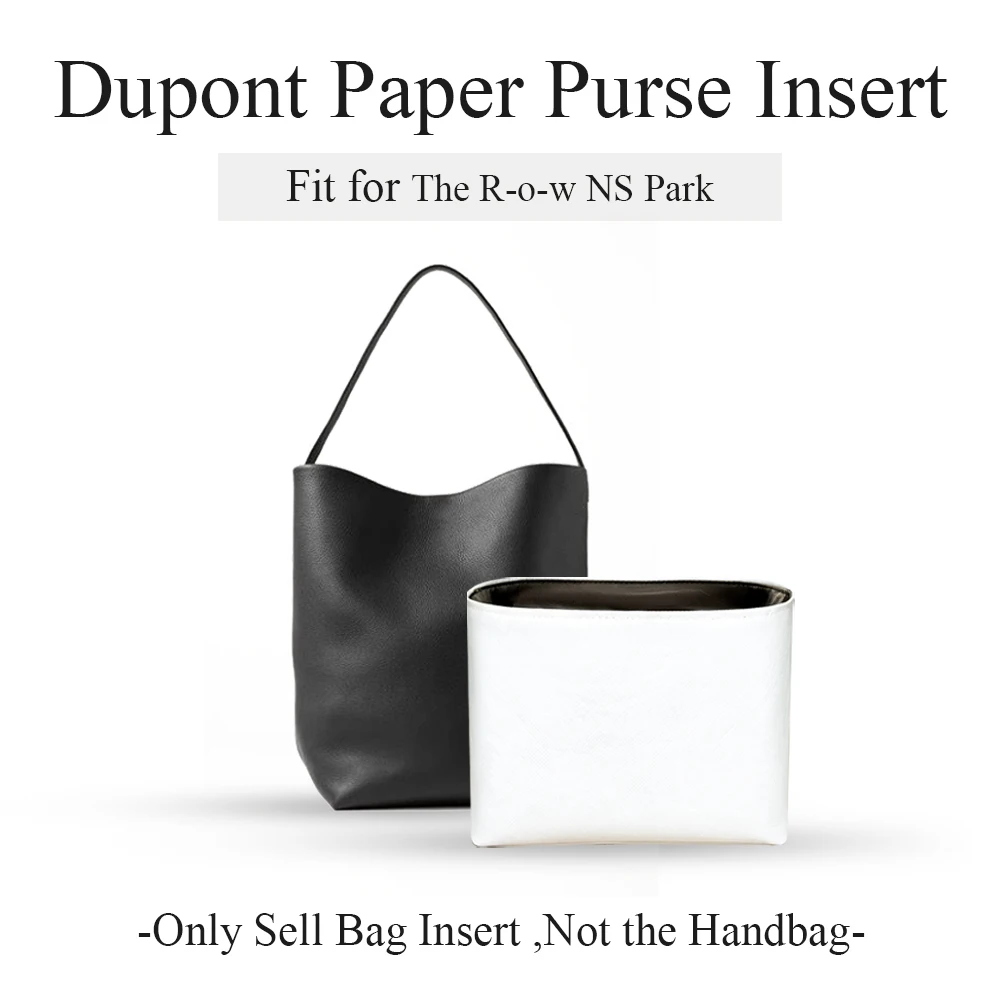 

Dupont Paper Purse Organizer Insert Fit for NS Park Tote, Slim Inner Liner Storage Bag Organizer Insert Inside Bag In Bag Insert