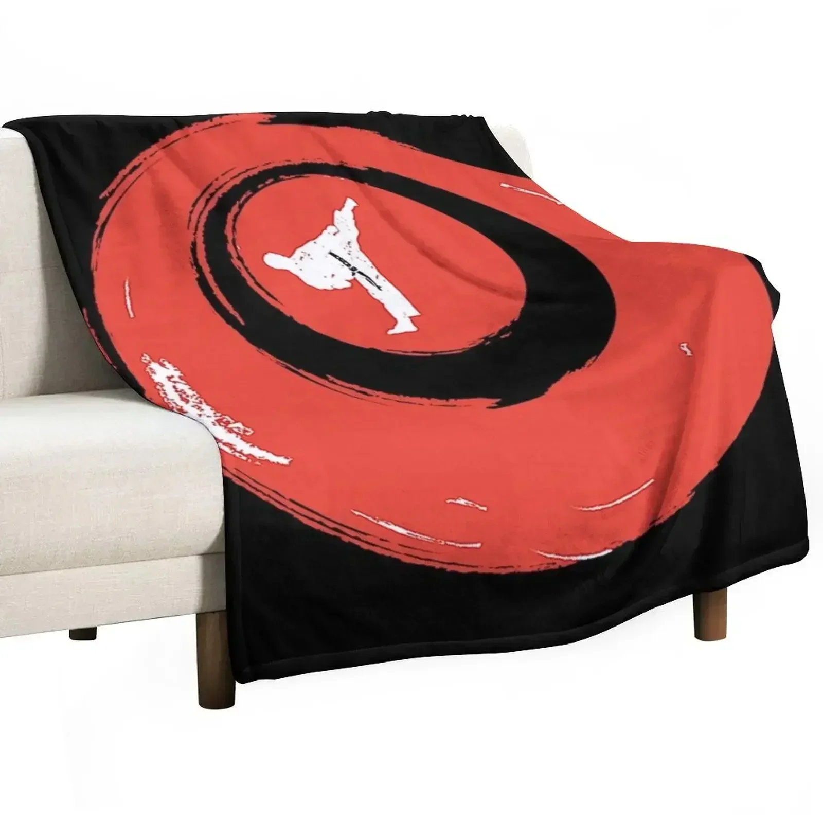 Okinawa Karate japan shirt Throw Blanket Flannel Moving Soft Big Plush blankets ands Luxury Throw Blankets