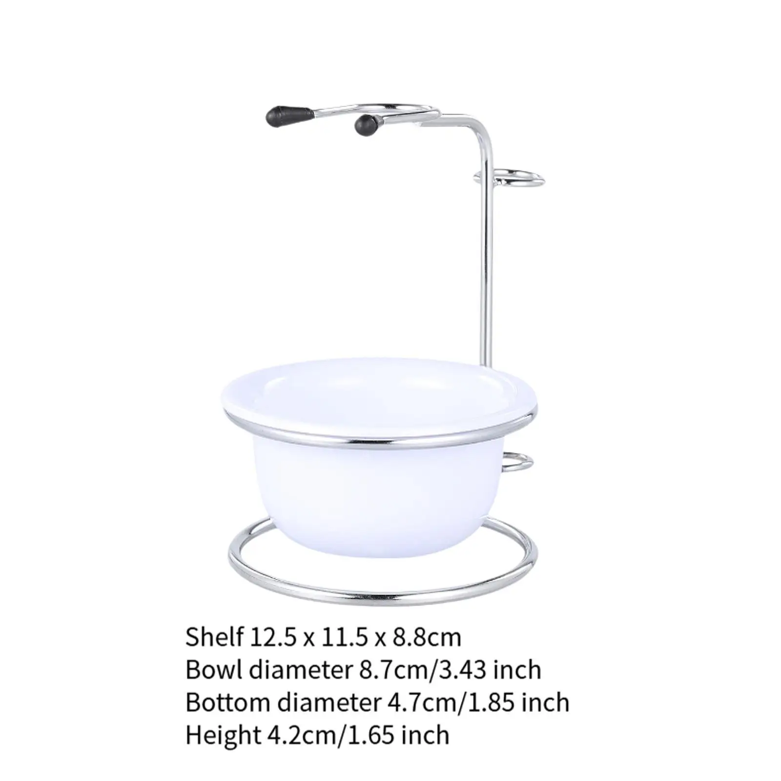 스테인레스 스틸 깨지지 않는 이발사 금속 비누 머그잔 면도 그릇, 남편 아버지 남자 친구 생일 선물용 액세서리