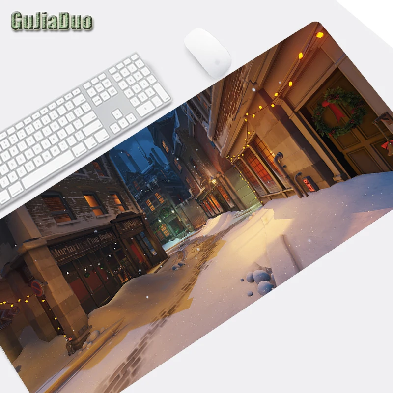 

GuJIaDuo Game Scene Design Mouse Pad XXL Waterproof Desk Mat Gaming Room Accessories Mange Mousepad for Gamer Laptop Table Pad