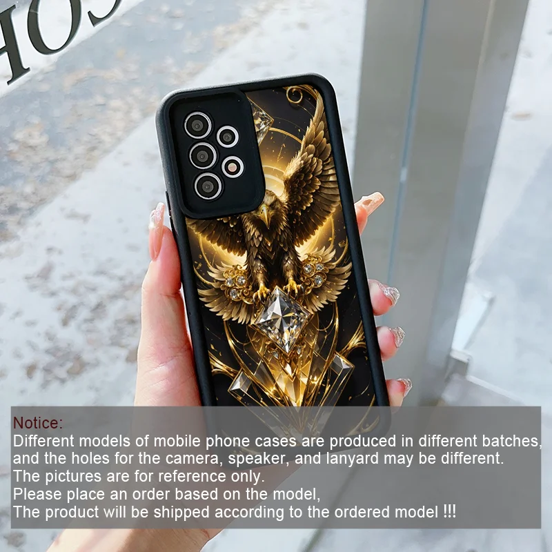 حافظة هاتف أنيقة على شكل نسر ذهبي ماسي لهاتف موتورولا موتو إيدج 60 50 فيوجن 40 نيو G85 G84 G75 G24 G86 غطاء ناعم Fundas #2