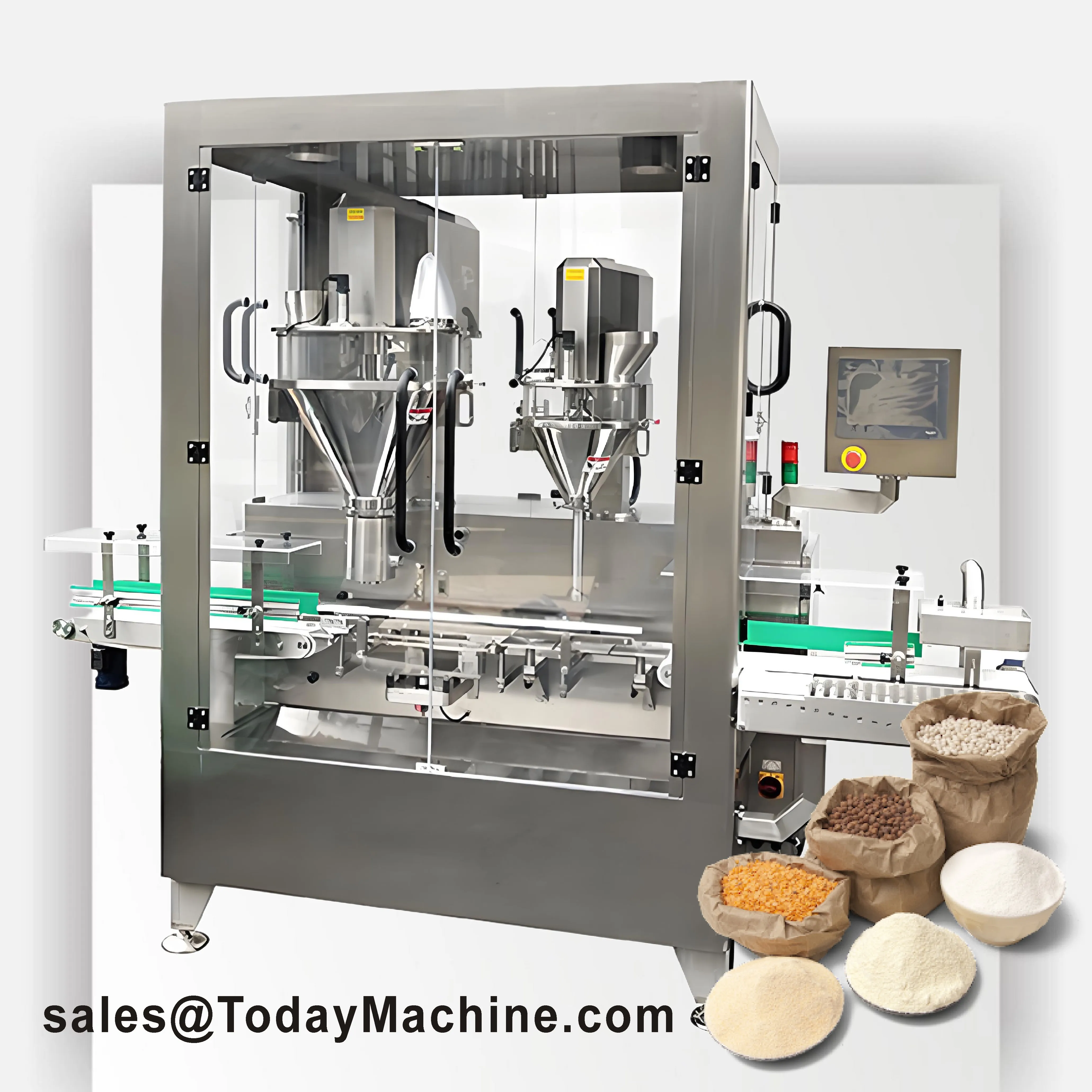 Powder Filling Machine for Tea Leaf Algae Red Date Auger Filler