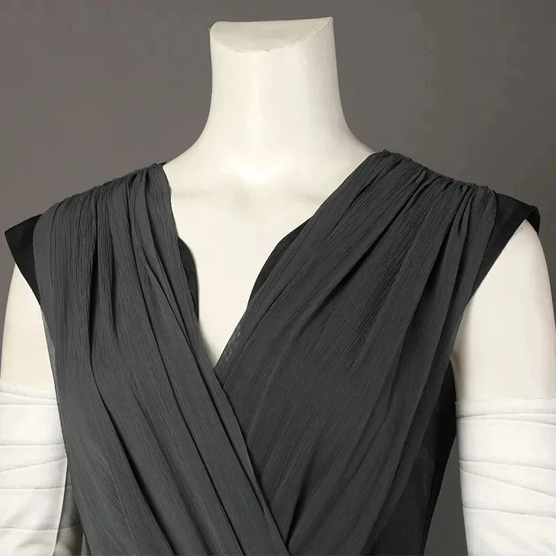 القوة يوقظ ري سكاي ووكر تأثيري حلي شخصية الفيلم موحدة مجموعة كوميك كون أداء هالوين أزياء تنكرية