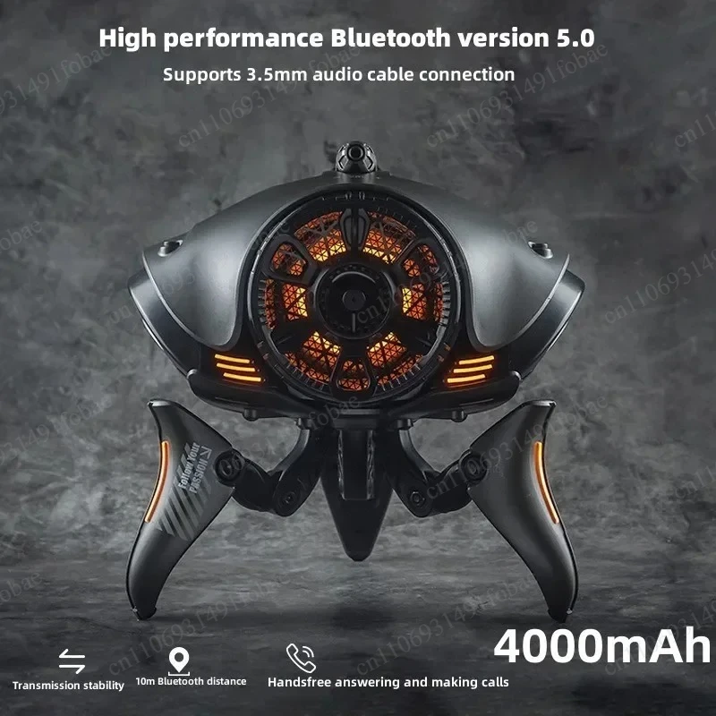 Wireless High Quality Robot Bluetooth Speaker Subwoofer Speaker Stereo Surround TWS Suitable for Computer TV
