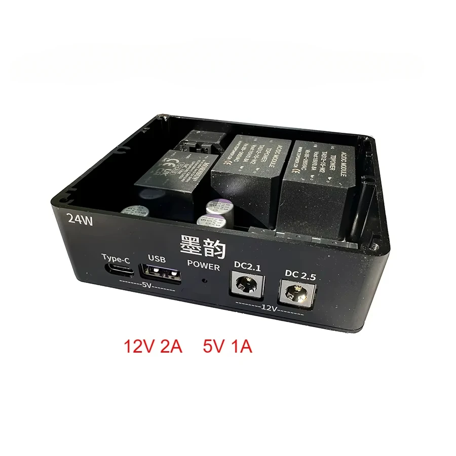 Isolamento lineare da 24 W che supporta doppie uscite di alimentatore 12 V 2 A e 5 V 1 A per decodificatore DAC R2R