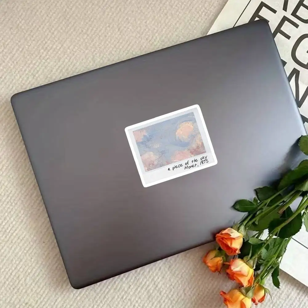Monet - A Piece Of The Sky Waterproof Stickers For Decorating Car Windows Motorcycles And Computers.