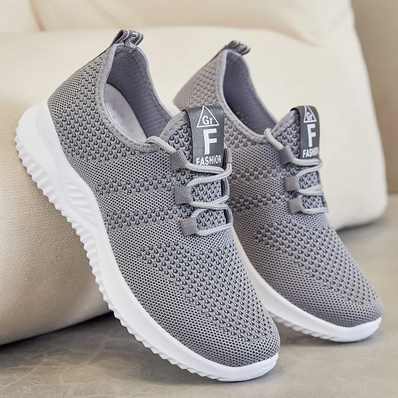 Mesh Sneakers for Women 2026 New Breathable Non-Slip Lightweight Casual Shoes Running Shoes Soft Sole Sports Shoe