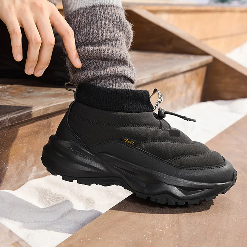 361 Degrees Women Winter Boots High-Top Abrasion-Resistant Thermal All-Terrain Fleece Lined Ice Grip Sneakers Female 682542215A view 5