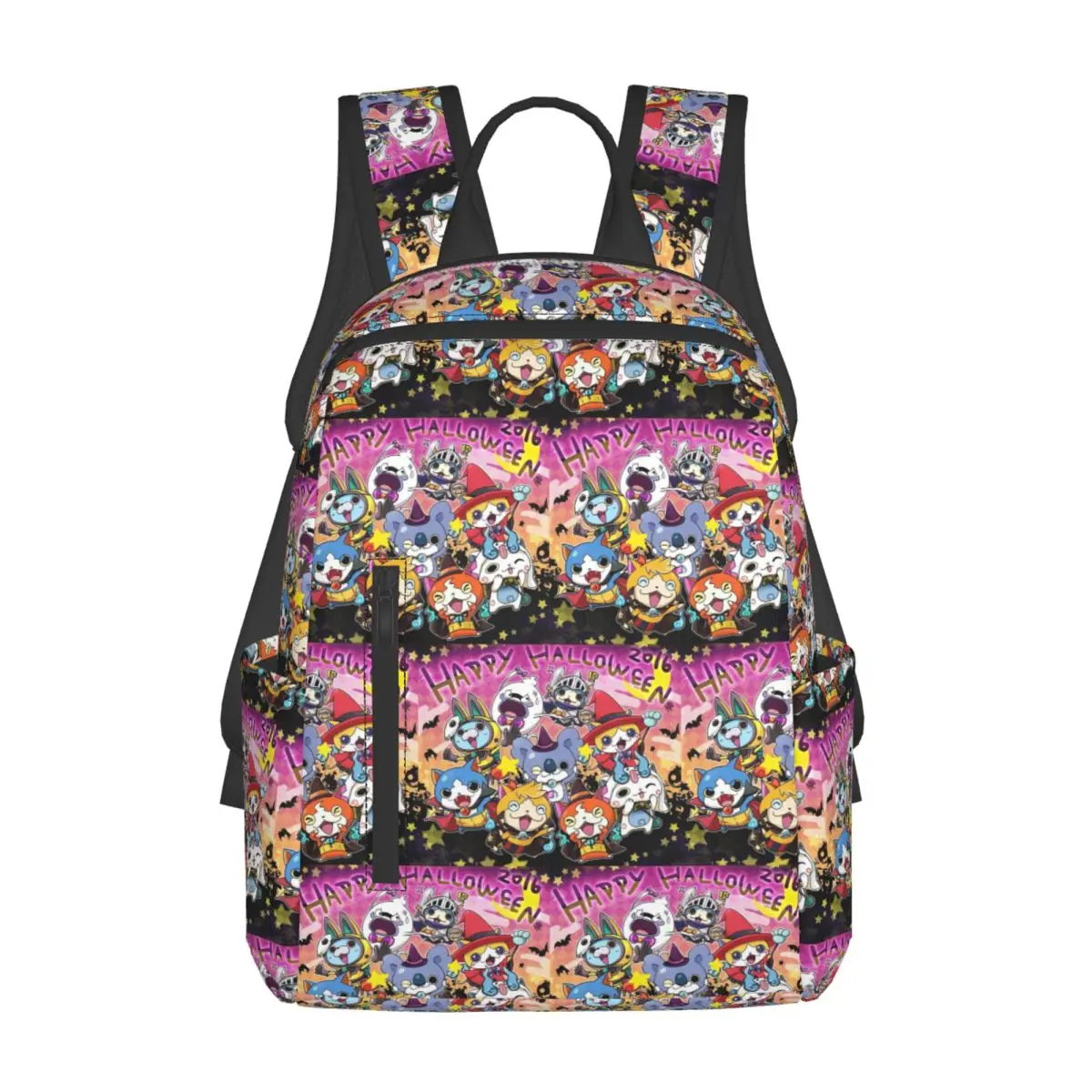 

Рюкзак для мультфильмов и игр Yo-Kai Watch, вместительный, для детей, школьный ранец, сумка через плечо для мужчин и женщин