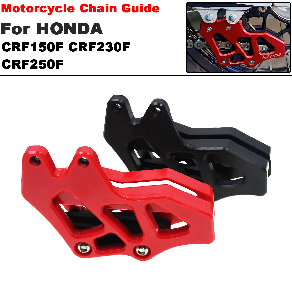 

Motorcycle Chain Guard Guide Protector For Honda CRF150F 2003-2017 CRF230F 2003-2019 CRF250F 2019-2021 CRF 150F 230F 250F