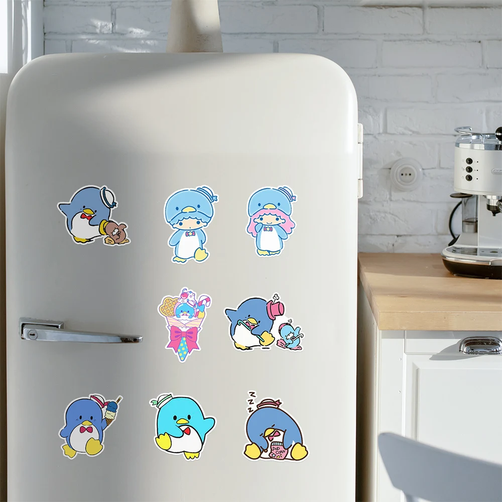 10/30/50pcs Cute TuxedoSam Sanrio Stickers Kawaii Anime Penguin Graffiti Decals Phone Water Bottle Notebook Cartoon Sticker Toys