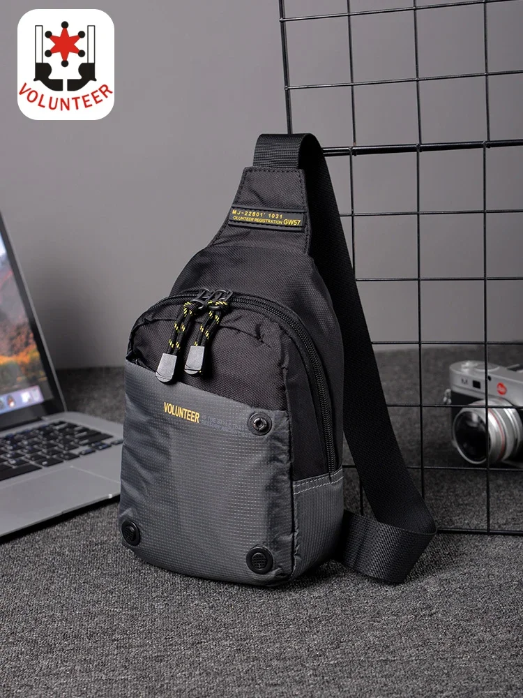 Volunteer Shoulder Bag for Men 2023 New Stylish Waterproof Versatile Casual High Quality Light Weight Crossbody Bags 1698-18